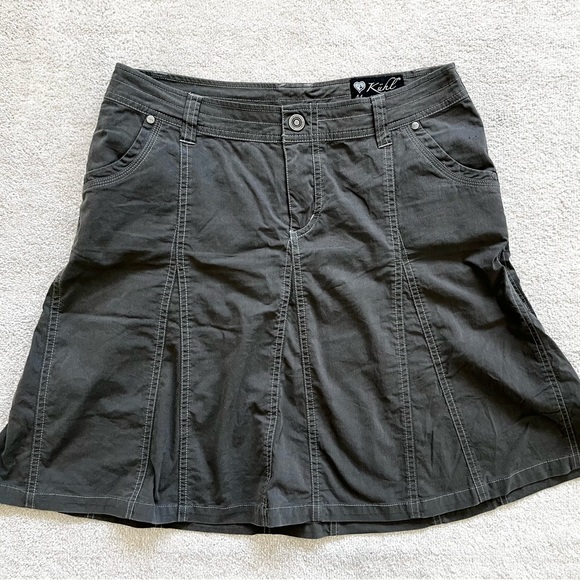 Kuhl Dresses & Skirts - ✅✔️KUHL Splash Skirt Canvas Stretch Pleated Active Skirt Size 6 Stylish Sporty
